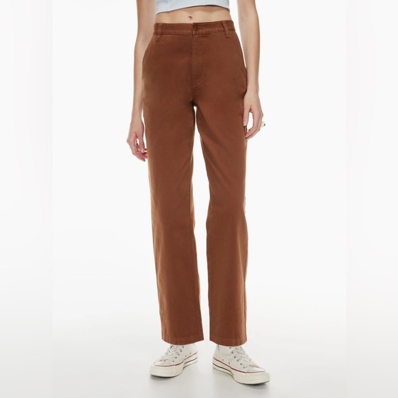Aritzia Jaden Pant in Epicurean Brown - Size 4 - Picture 2 of 14